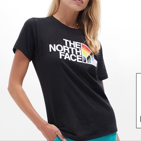 The North Face Women’s Slim Fit SS Pride Tee SZ Small Black - Picture 5 of 5